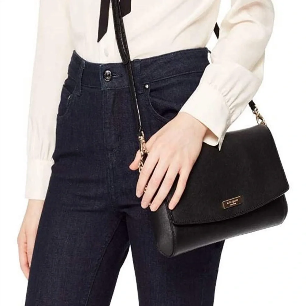 Kate Spade Laurel Way Greer Convertible Crossbody Purse in Black